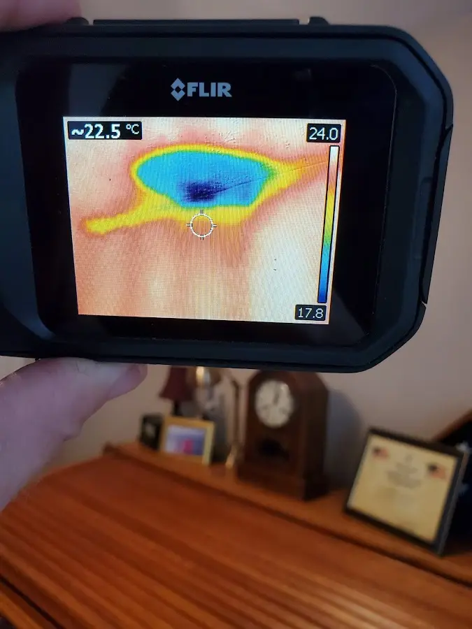 Thermal imaging inspection for water damage in New Cumberland