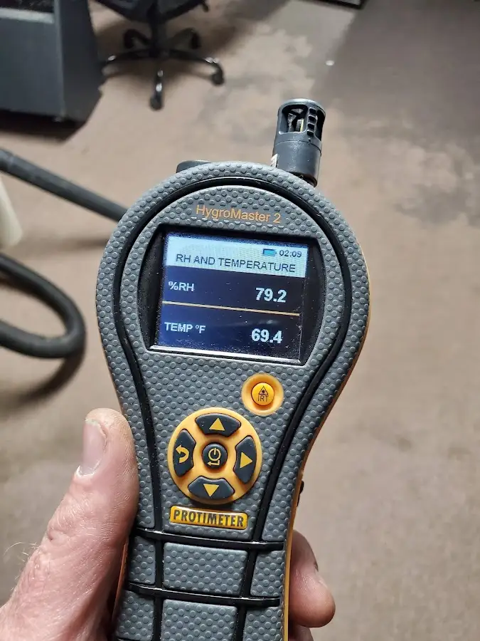 Moisture meter humidity assessment for Mold Remediation & Removal in New Cumberland